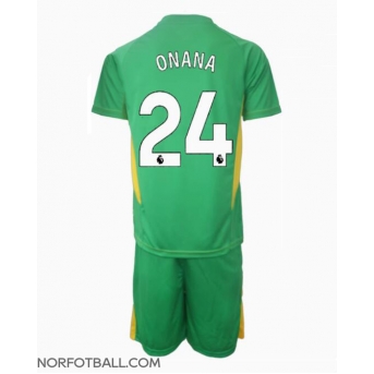 Billige Fotballdrakt Manchester United Andre Onana #24 Keeper Replika Tredjedraktsett Barn 2024-25 Kortermet (med bukser)